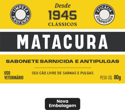 Sabonete Matacura Sarnicida e Antipulgas 80g